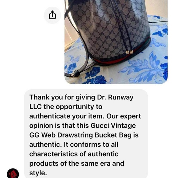 Gucci sherry line crossbody bucket bag - Picture 12 of 13